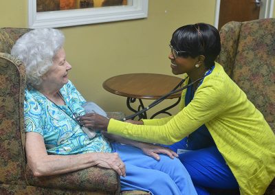 Riverwalk Riverwalk showcasing assisted living services.